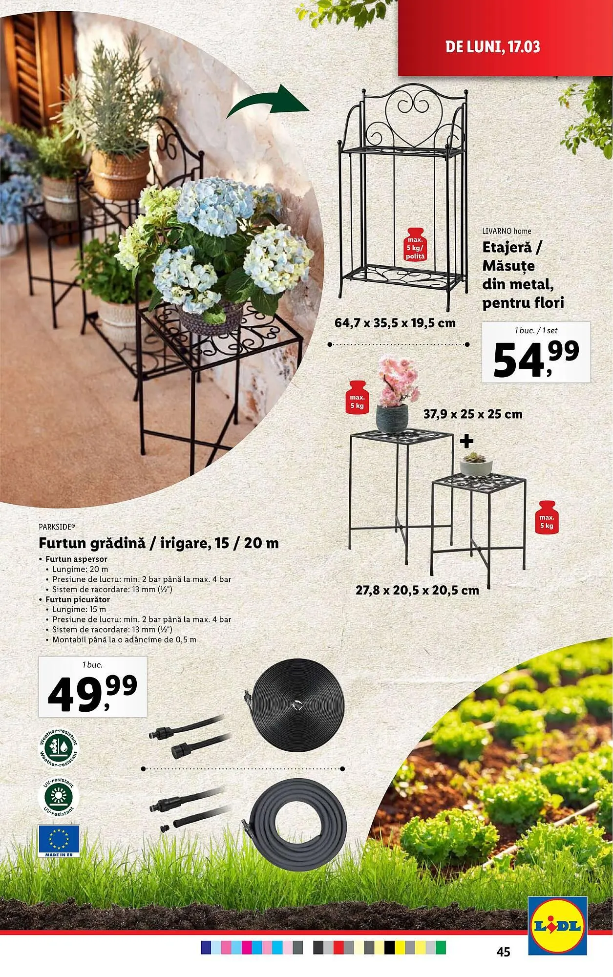 Catalog Catalog Lidl de la 17 martie până la 23 martie 2025 - Revista Pagina 45