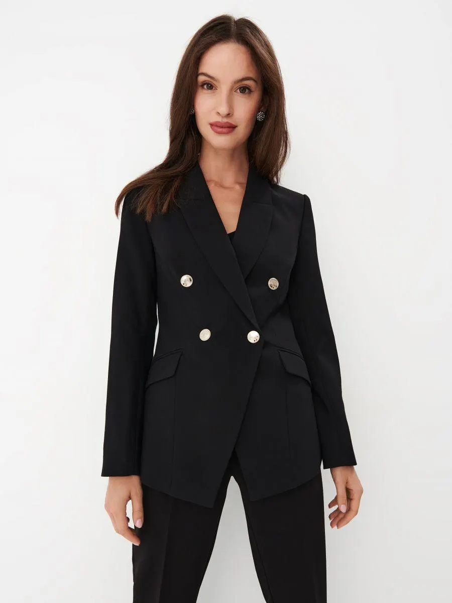 Sacou cu două rânduri de nasturi