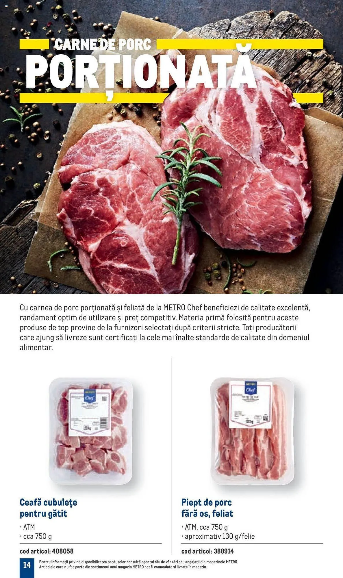 Catalog Metro catalog de la 1 august până la 31 decembrie 2023 - Revista Pagina 14