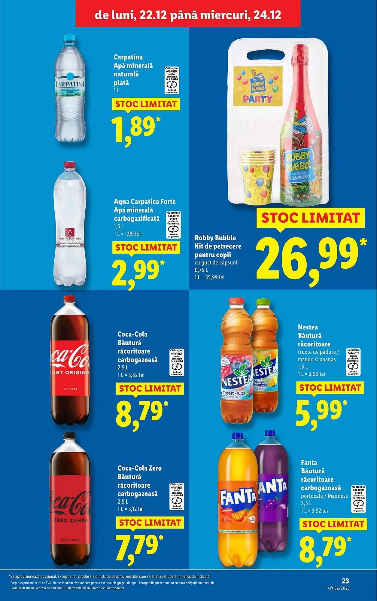 Catalog Catalog Lidl de la 22 decembrie până la 24 decembrie 2025 - Revista Pagina 23