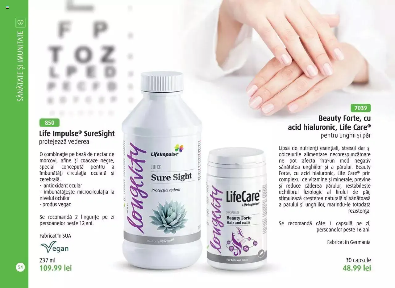 Catalog Catalog Life Care primavara-vara 2023 de la 1 martie până la 31 decembrie 2023 - Revista Pagina 56
