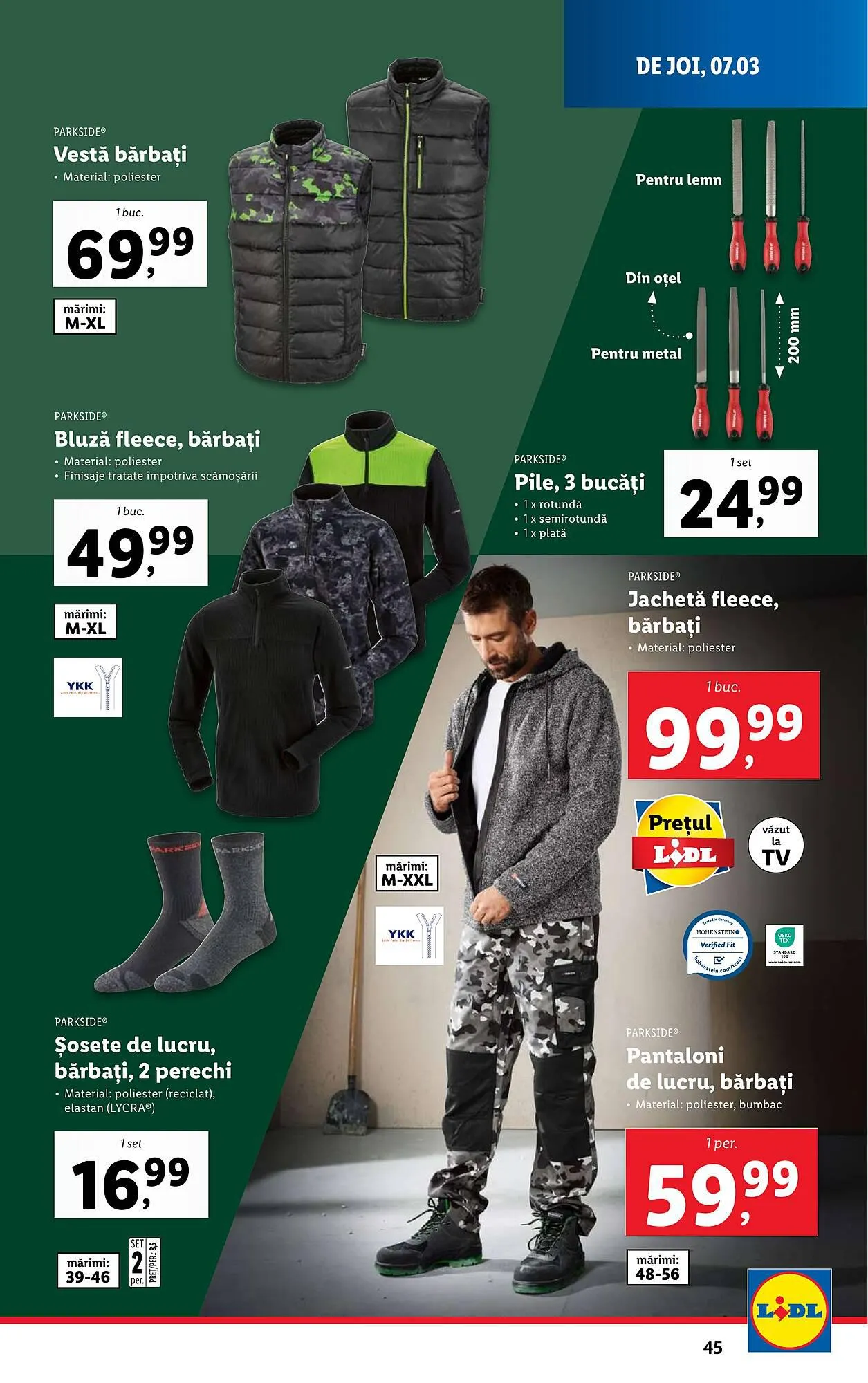 Catalog Lidl catalog de la 4 martie până la 10 martie 2024 - Revista Pagina 45