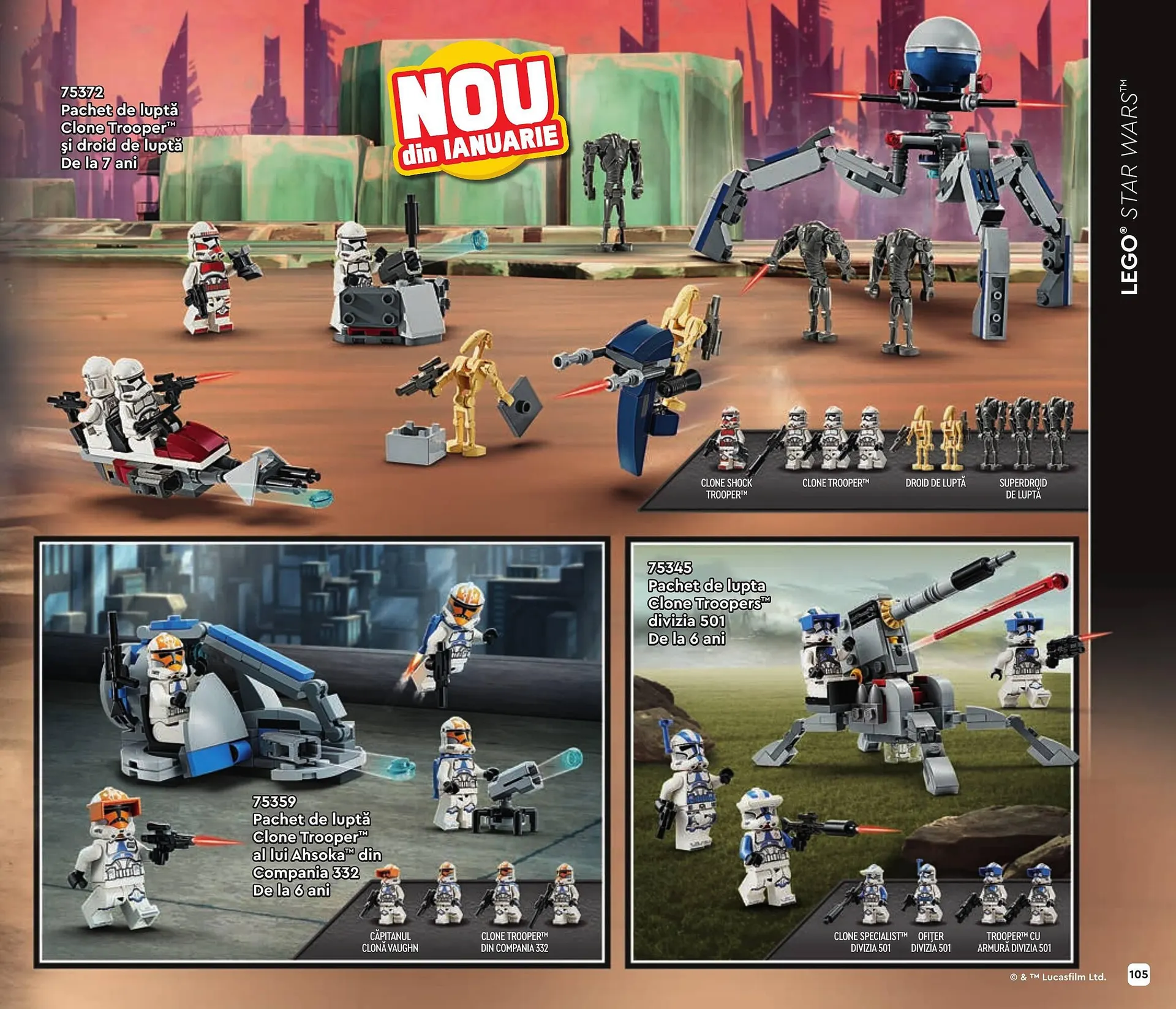 Catalog Lego catalog de la 1 ianuarie până la 30 iunie 2024 - Revista Pagina 105