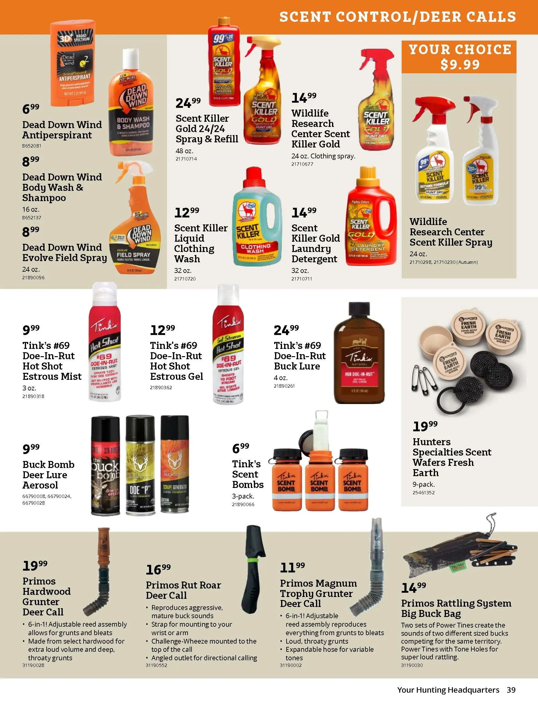 Weekly ad Hunting Guide from September 18 to November 29 2024 - Page 39