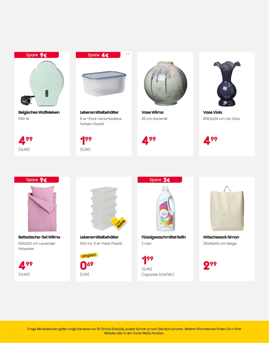 Rusta Prospekte - Aktuelle Angebote von 21. März bis 5. April 2025 - Prospekt seite 4