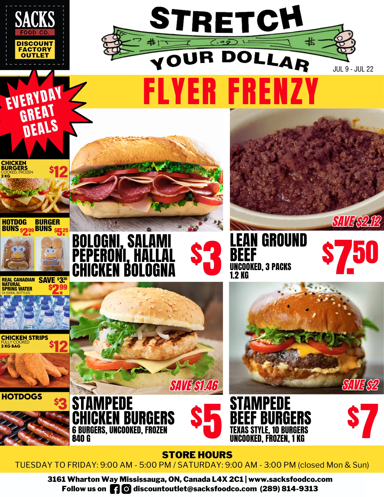 Sacks Food Co. Sales from July 9 to July 22 2025 - flyer page 