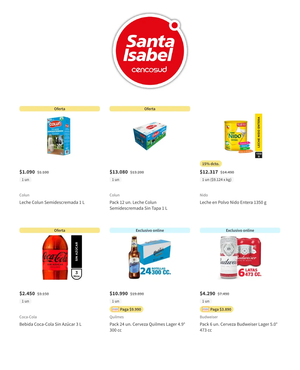 Catálogo de Catálogo: Santa Isabel 31 de enero al 20 de febrero 2025 - Página 1