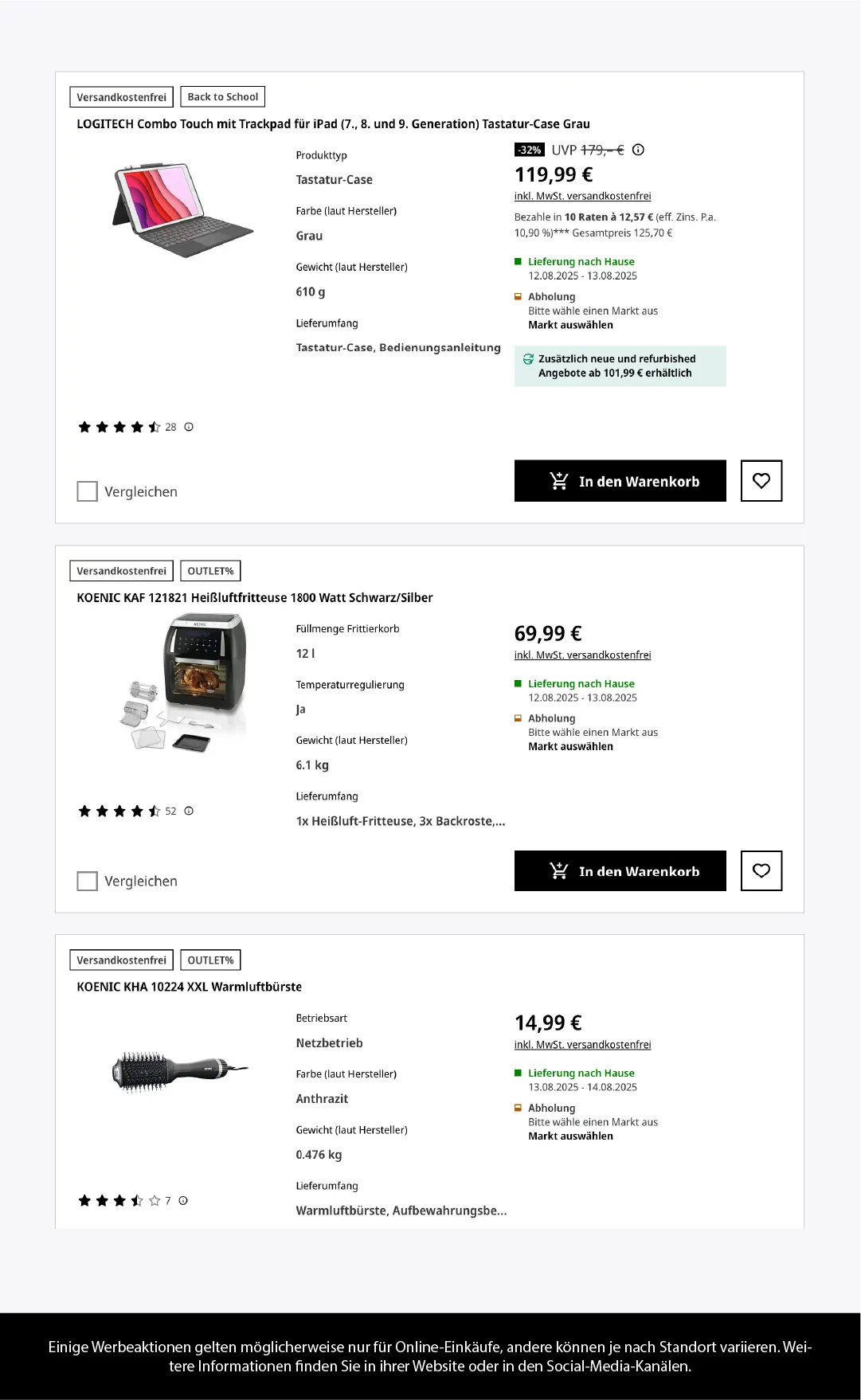 Rabatte von 11. August bis 25. August 2025 - Prospekt seite 2