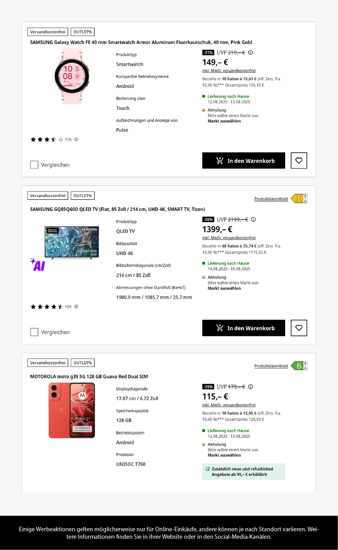 Rabatte von 11. August bis 25. August 2025 - Prospekt seite 4