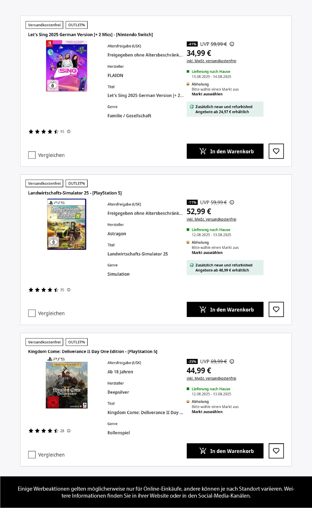 Rabatte von 11. August bis 25. August 2025 - Prospekt seite 5