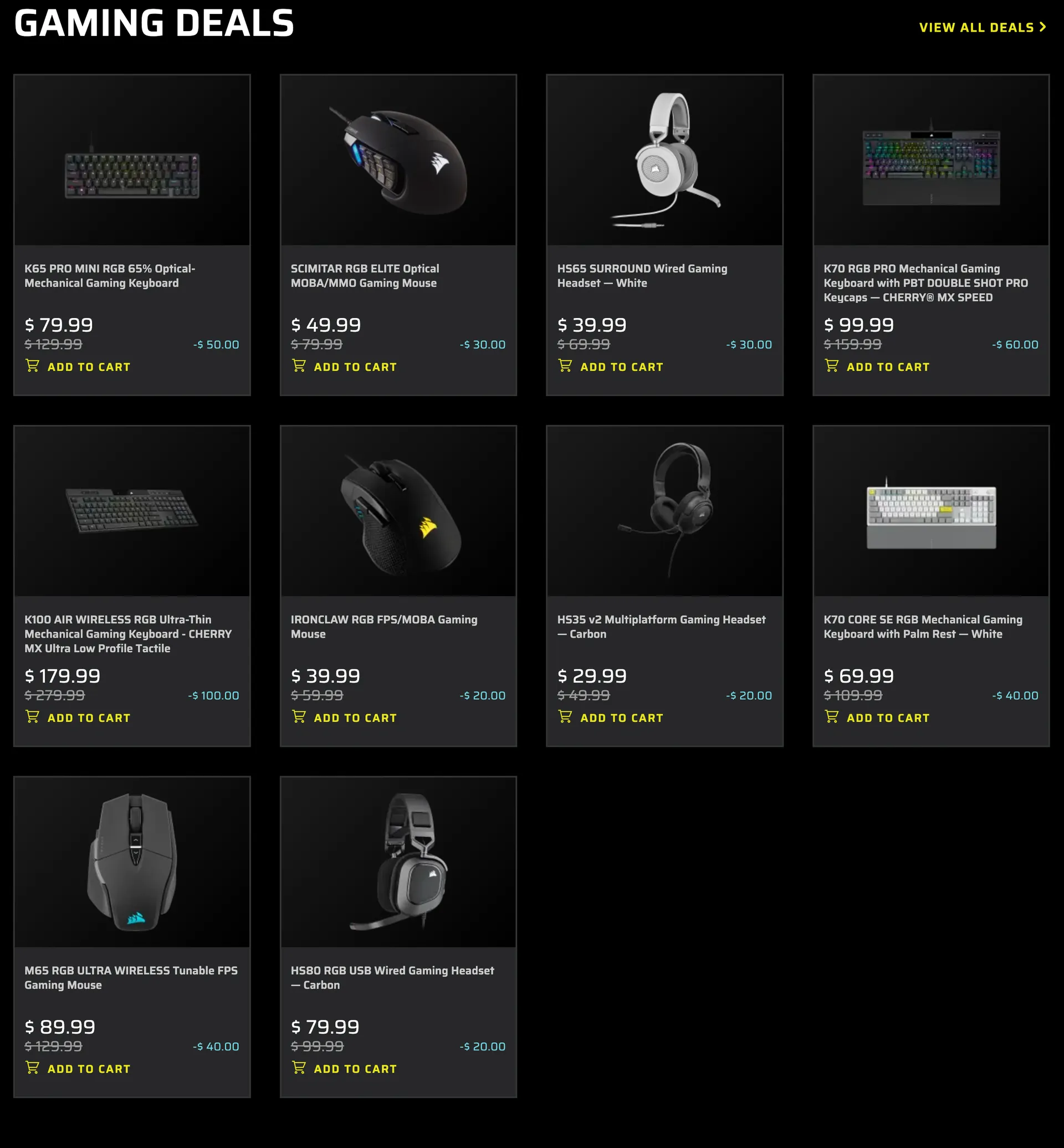 Weekly ad Black Friday deals at Corsair from November 21 to November 30 2024 - Page 2