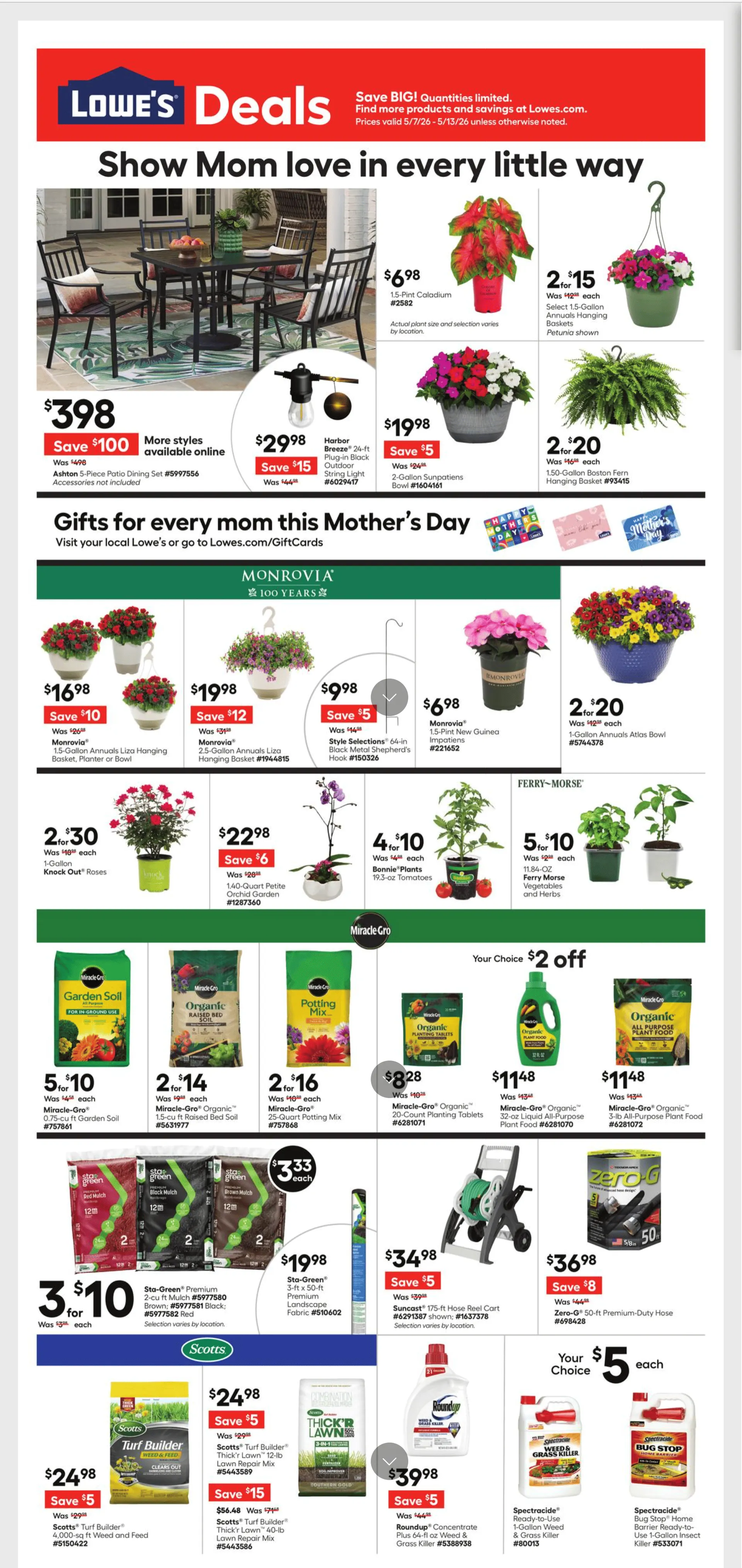 Weekly ad Lowe's sales from May 7 to May 13 2026 - Page 1