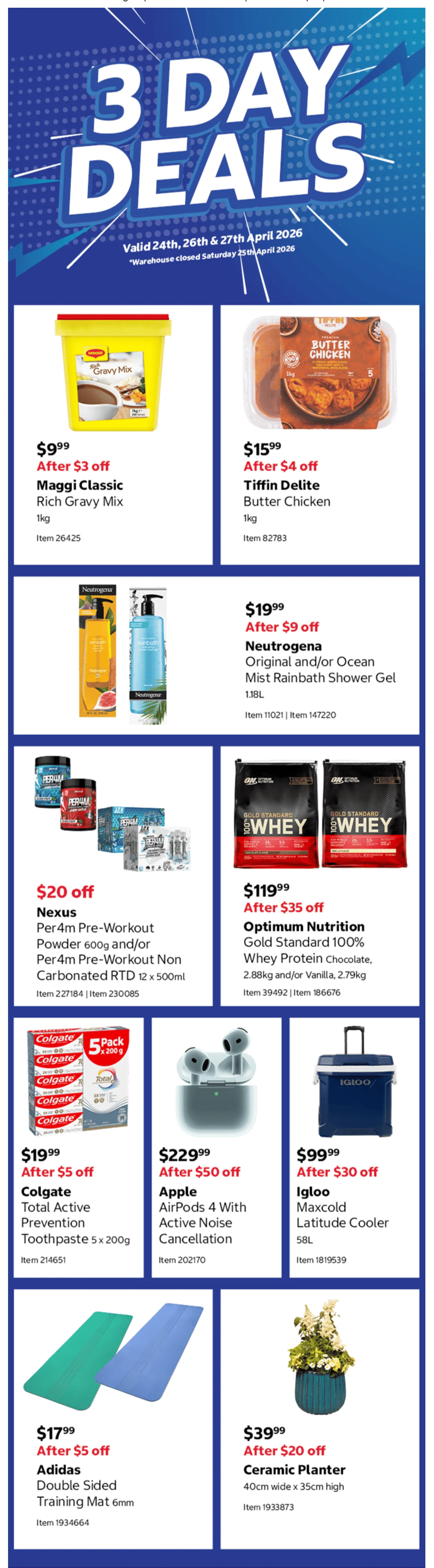 Weekly deals - Catalogue valid from 24 April to 27 April 2026 - page 1