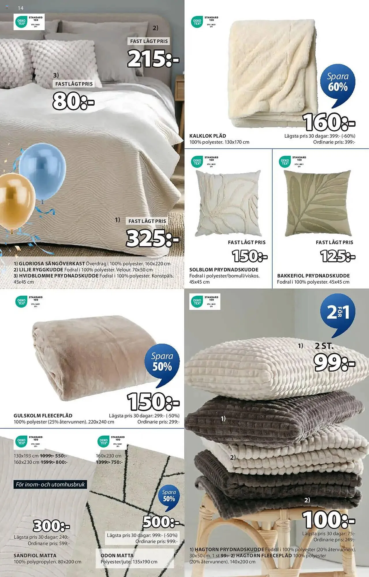JYSK reklamblad från 14 april till 27 april 2025 - Reklamblad sidor 14