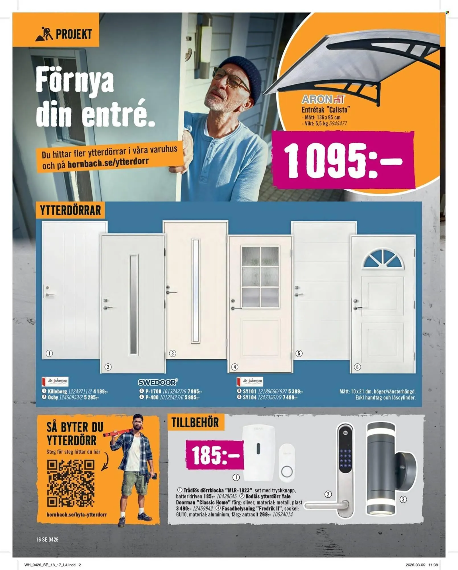 Hornbach reklamblad från 1 april till 30 april 2026 - Reklamblad sidor 16