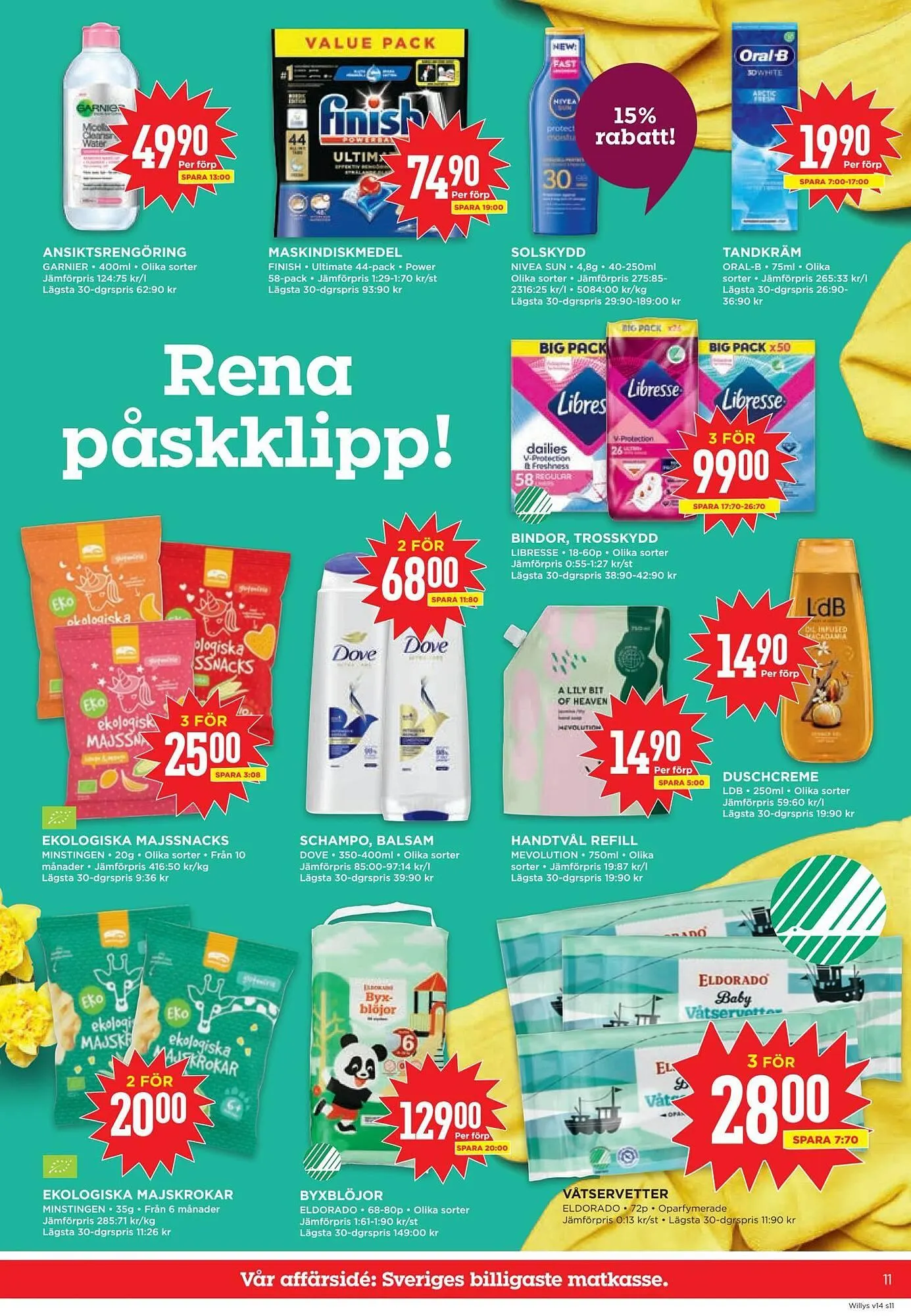 Willys reklamblad från 30 mars till 6 april 2026 - Reklamblad sidor 11