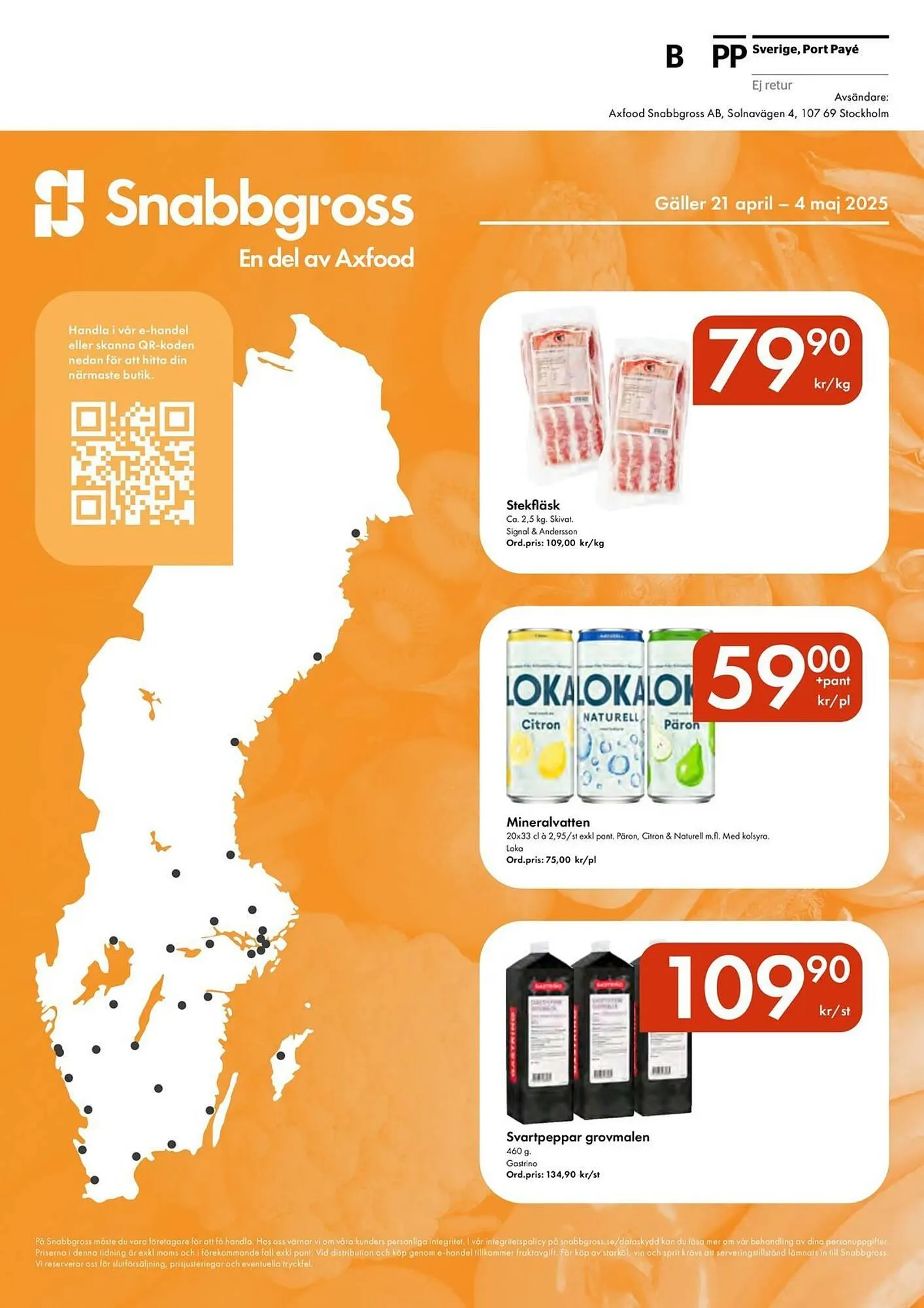 Snabbgross reklamblad från 21 april till 4 maj 2025 - Reklamblad sidor 16