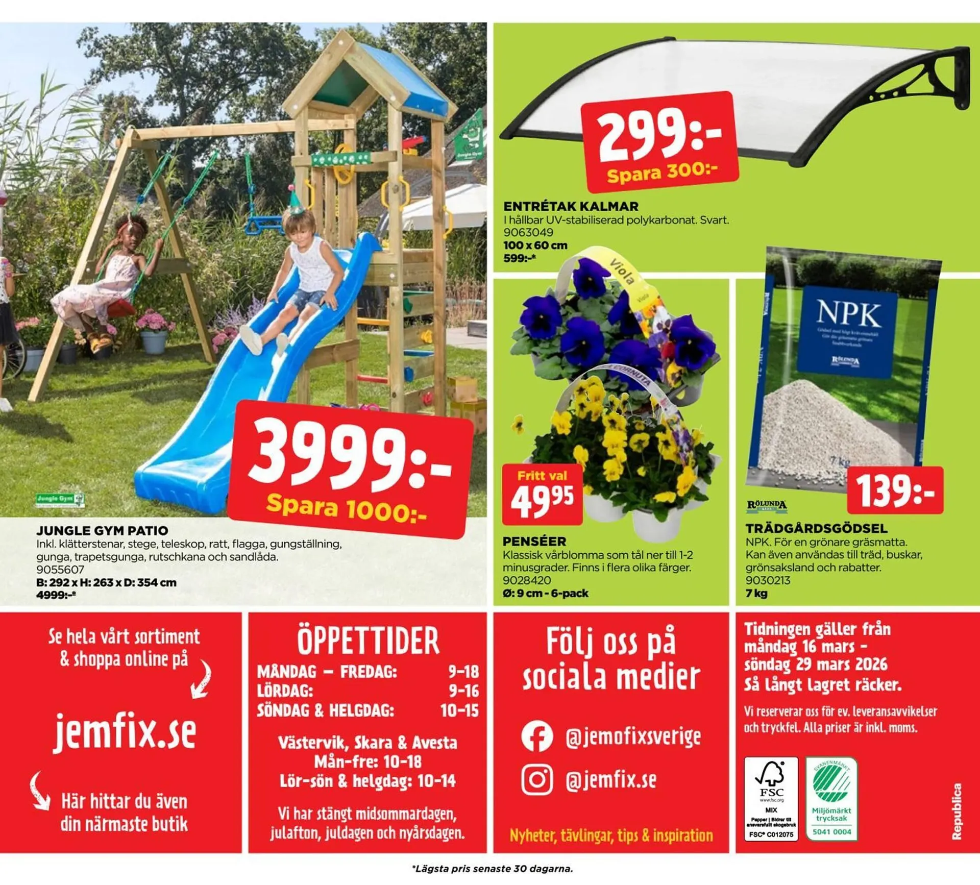 Jem&Fix reklamblad från 16 mars till 30 mars 2026 - Reklamblad sidor 20