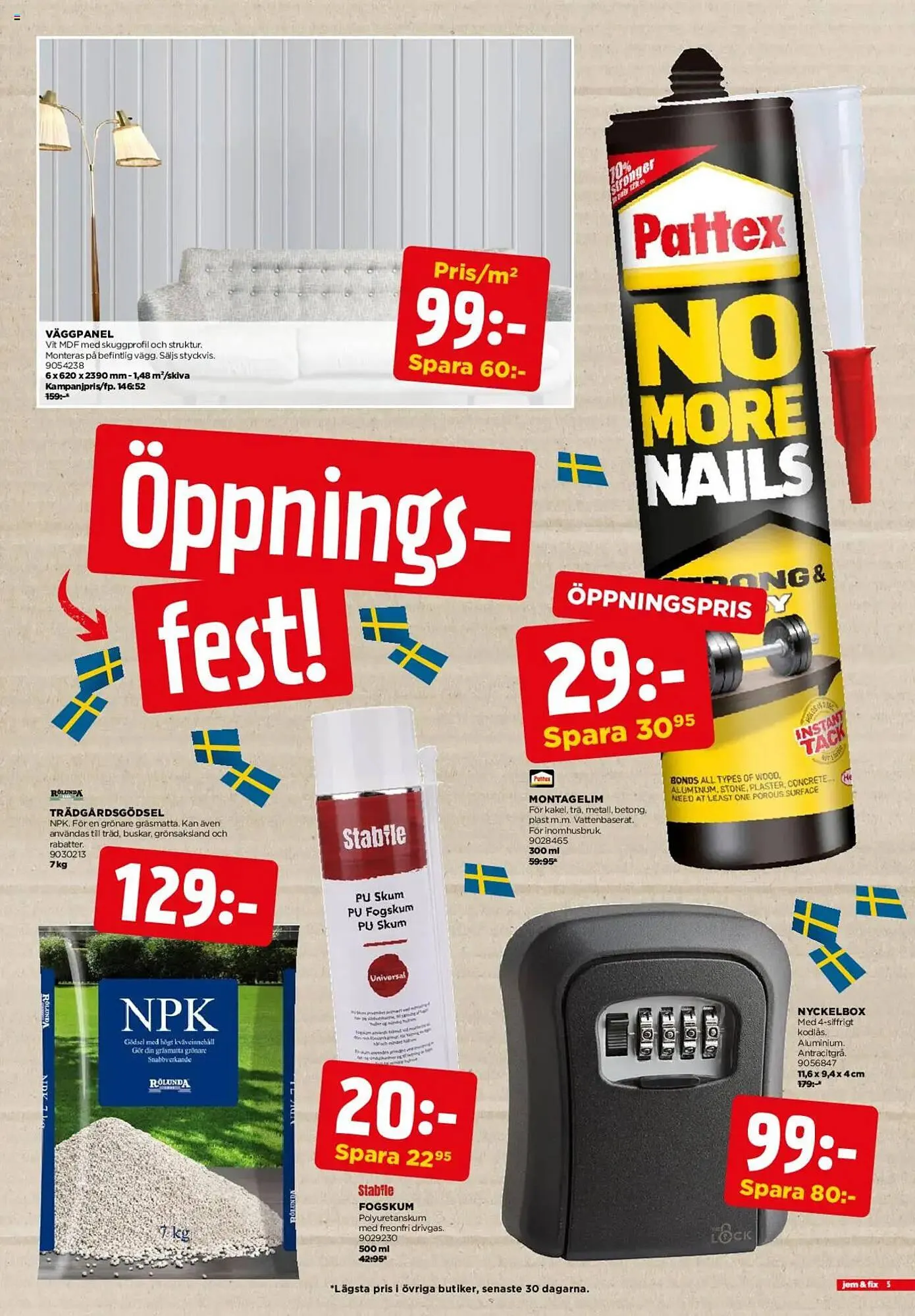 Jem&Fix reklamblad från 25 mars till 30 mars 2025 - Reklamblad sidor 5