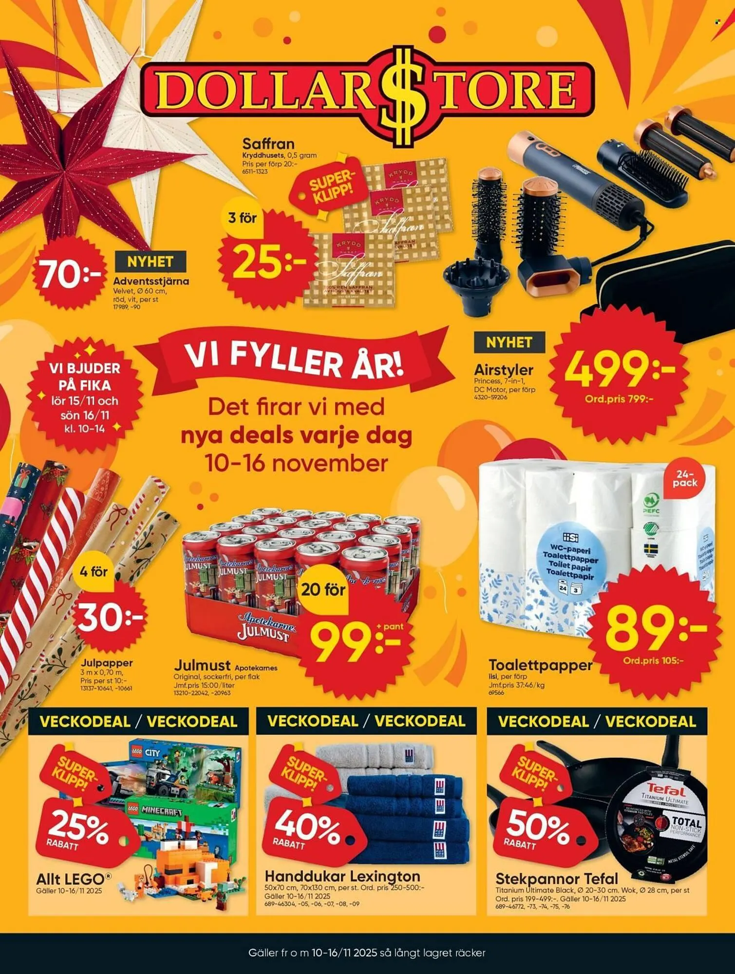 DollarStore annonsblad från 10 november till 16 november 2025 - Reklamblad sidor 1