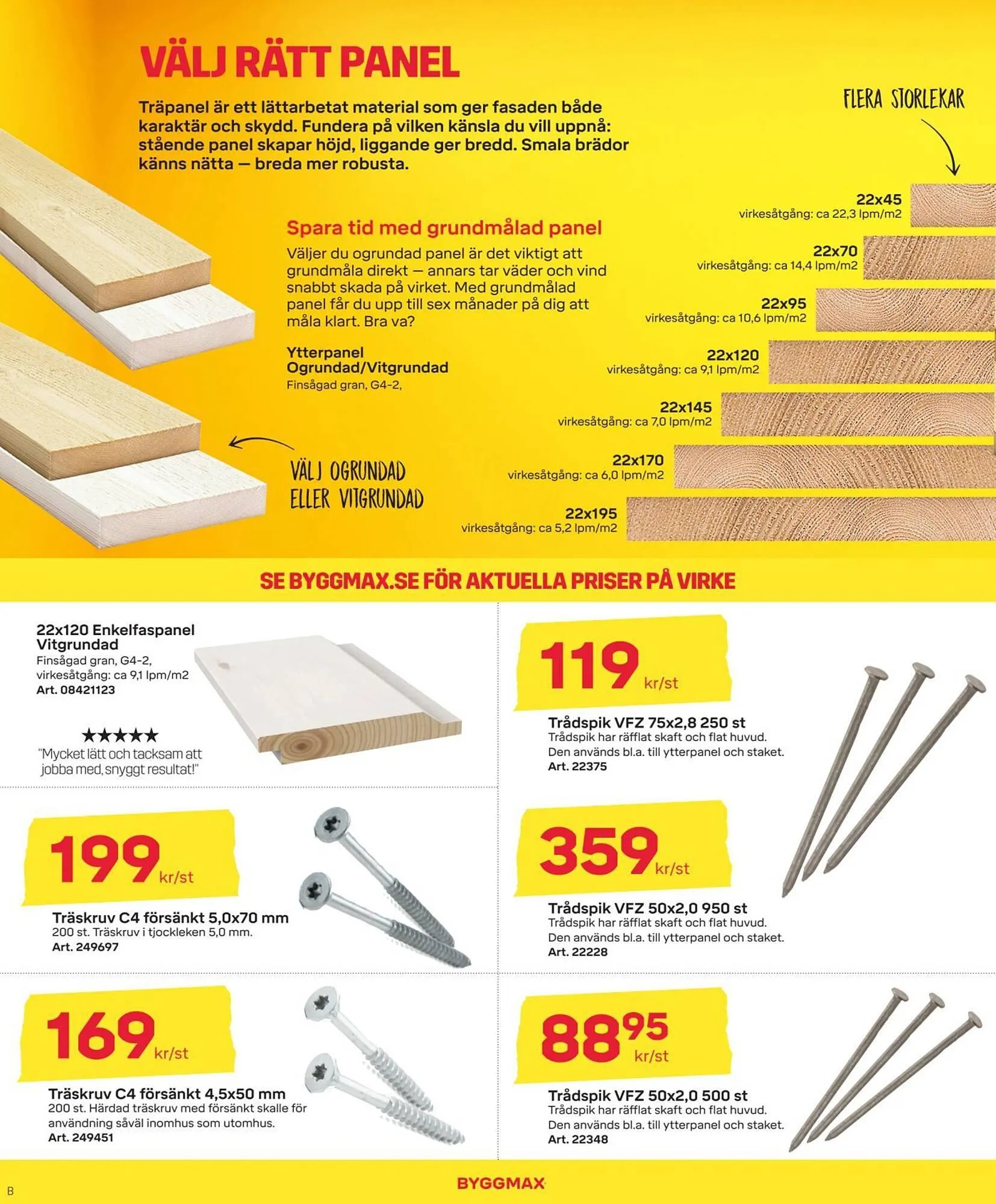 Byggmax reklamblad från 22 augusti till 7 september 2025 - Reklamblad sidor 6