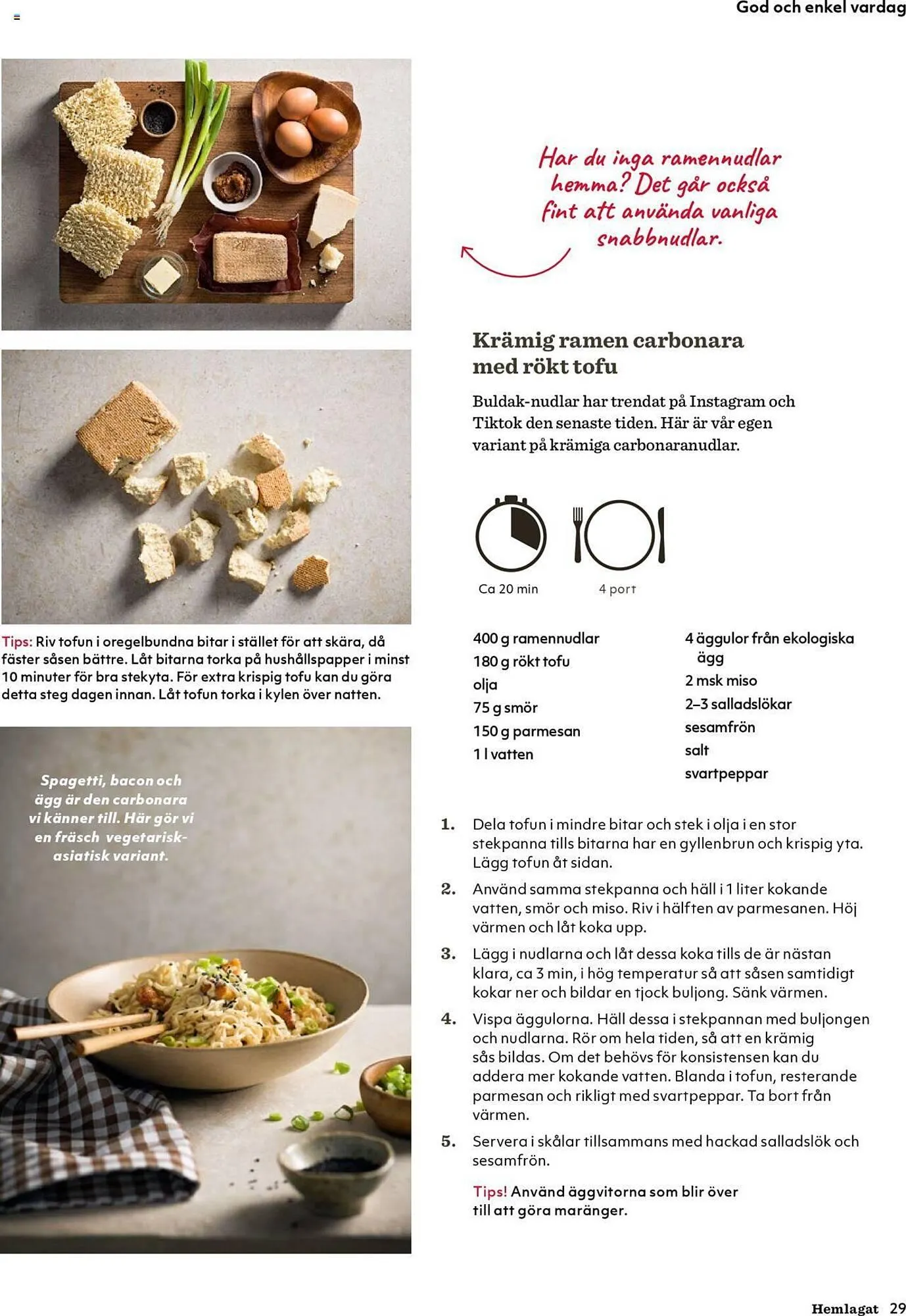 Hemköp reklamblad från 21 oktober till 31 december 2024 - Reklamblad sidor 29