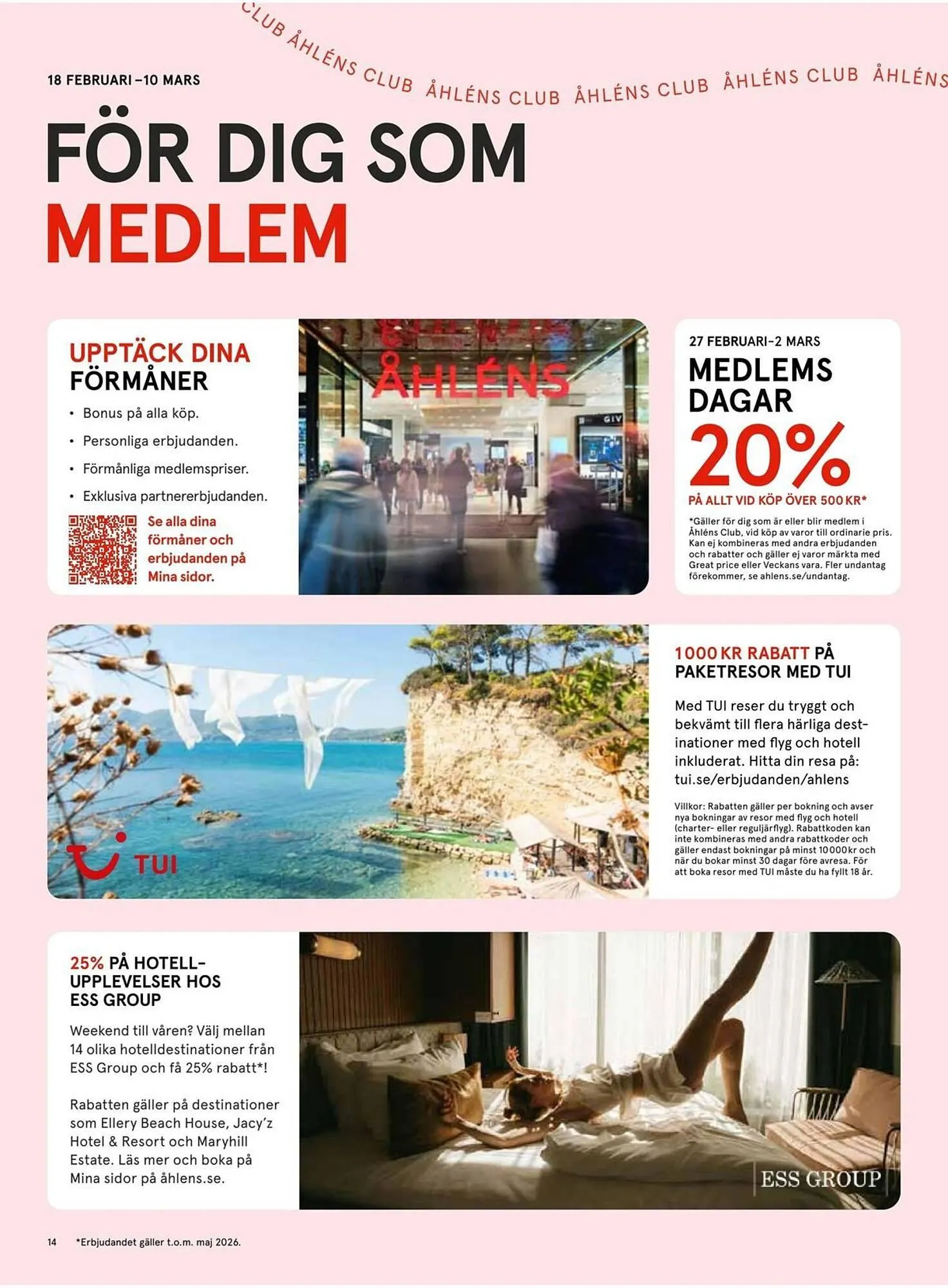 Åhléns reklamblad från 24 februari till 7 mars 2026 - Reklamblad sidor 14