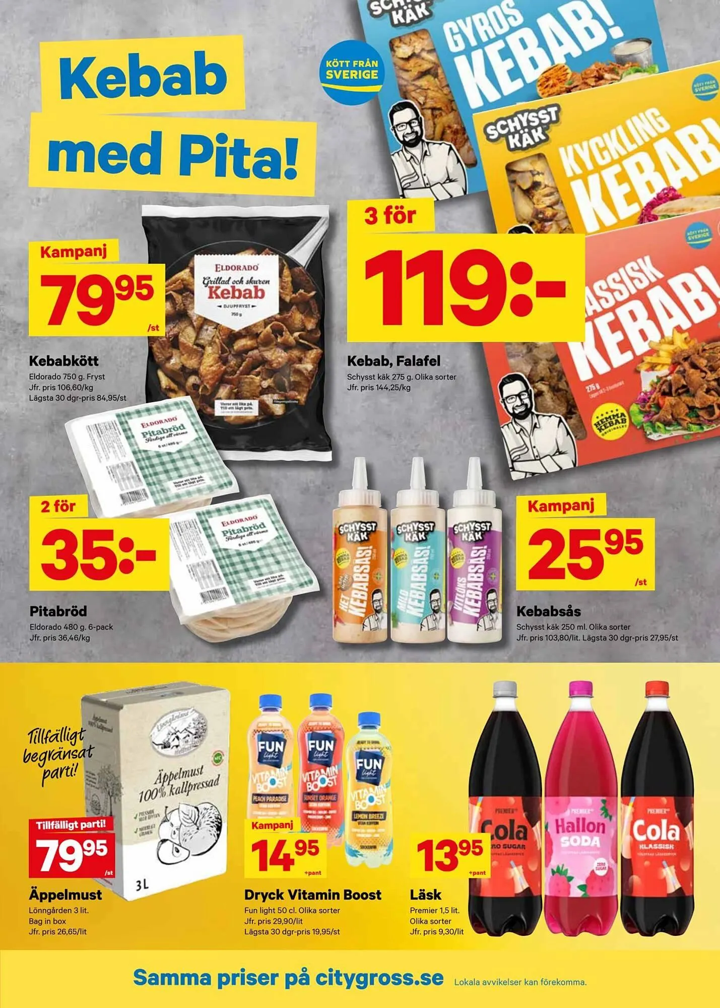 City Gross reklamblad från 11 augusti till 17 augusti 2025 - Reklamblad sidor 9