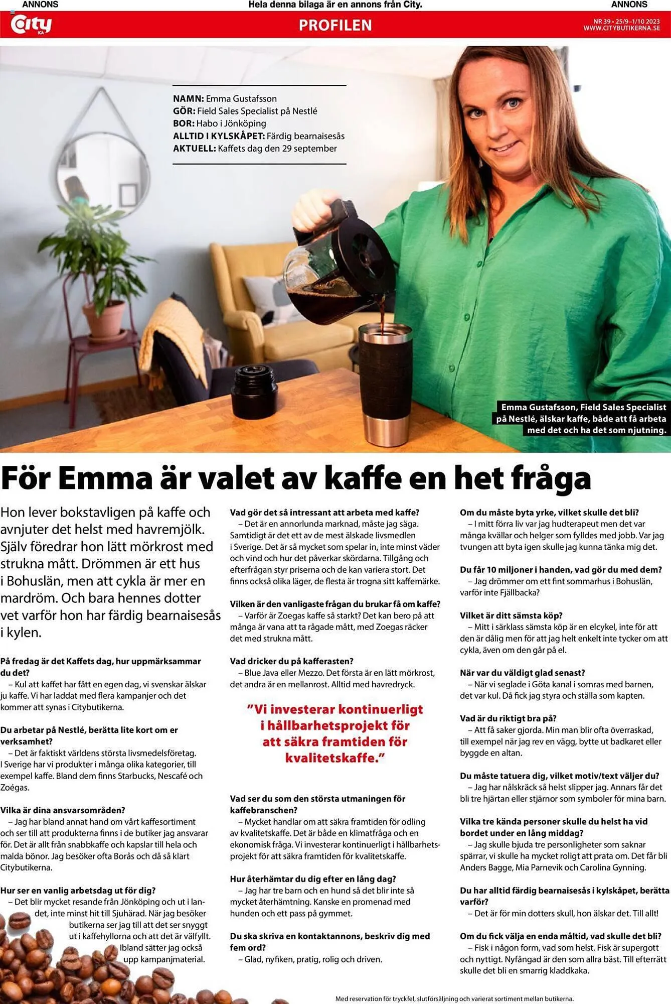 ICA Kvantum reklamblad från 25 september till 1 oktober 2023 - Reklamblad sidor 4
