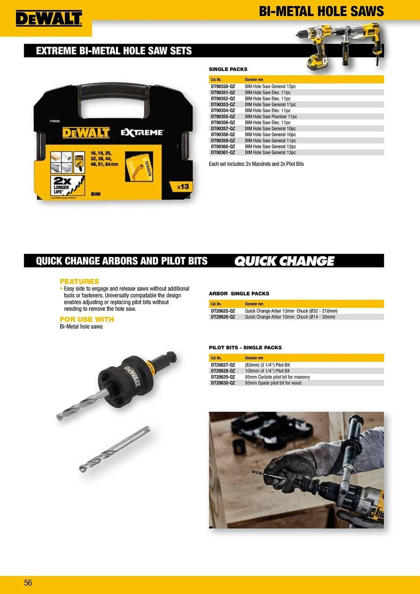 Dewalt reklamblad från 9 oktober till 18 oktober 2025 - Reklamblad sidor 56