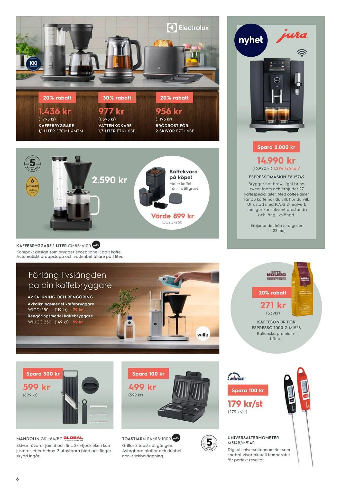 Electrolux Home reklamblad från 21 april till 12 maj 2026 - Reklamblad sidor 6