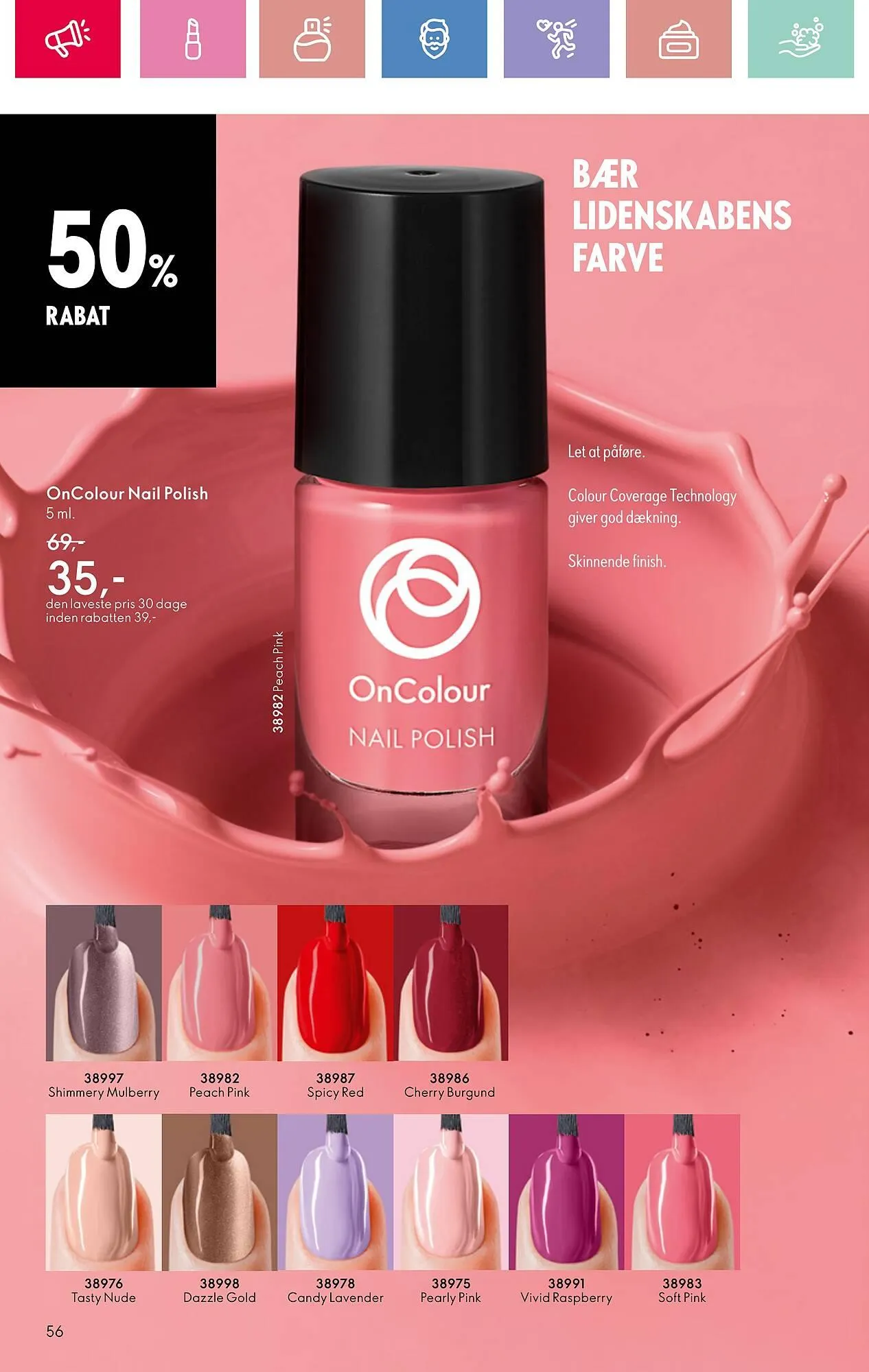 Oriflame reklamblad från 30 mars till 19 april 2025 - Reklamblad sidor 56