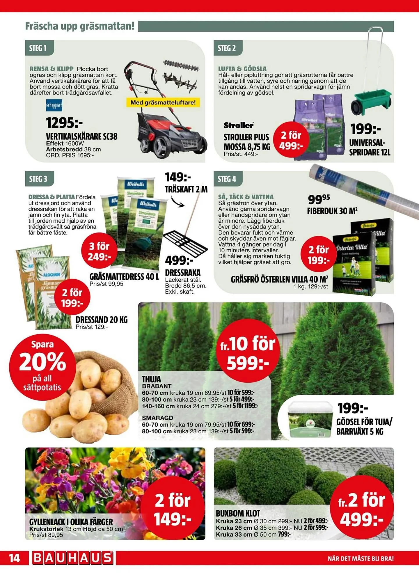 Bauhaus reklamblad från 7 april till 20 april 2026 - Reklamblad sidor 14