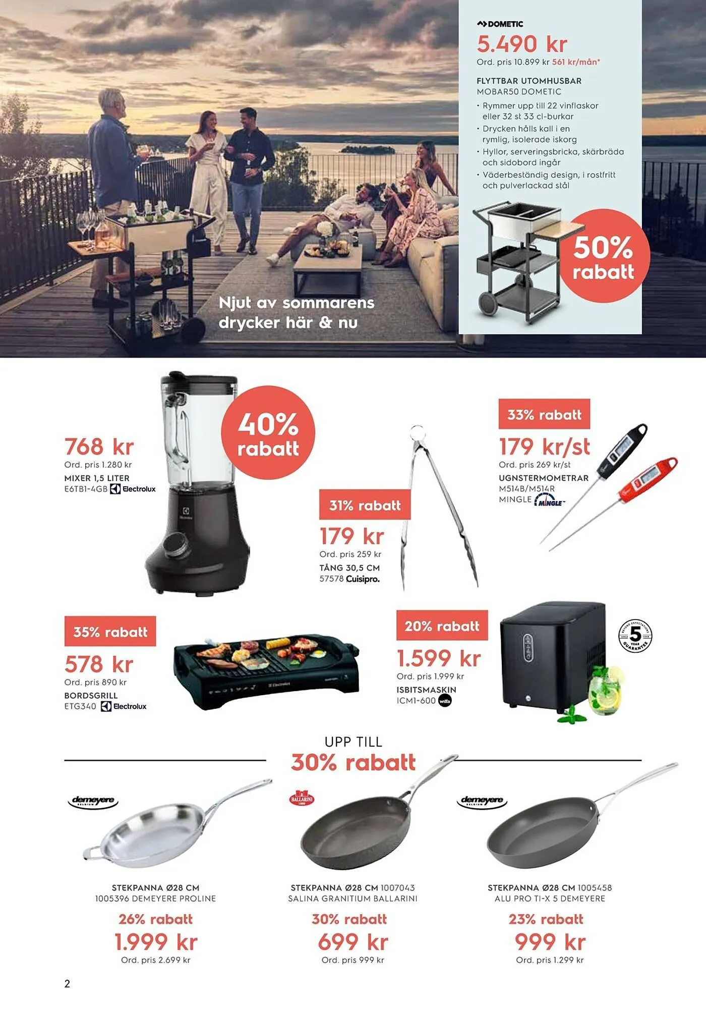 Electrolux Home reklamblad från 26 juni till 17 juli 2023 - Reklamblad sidor 2