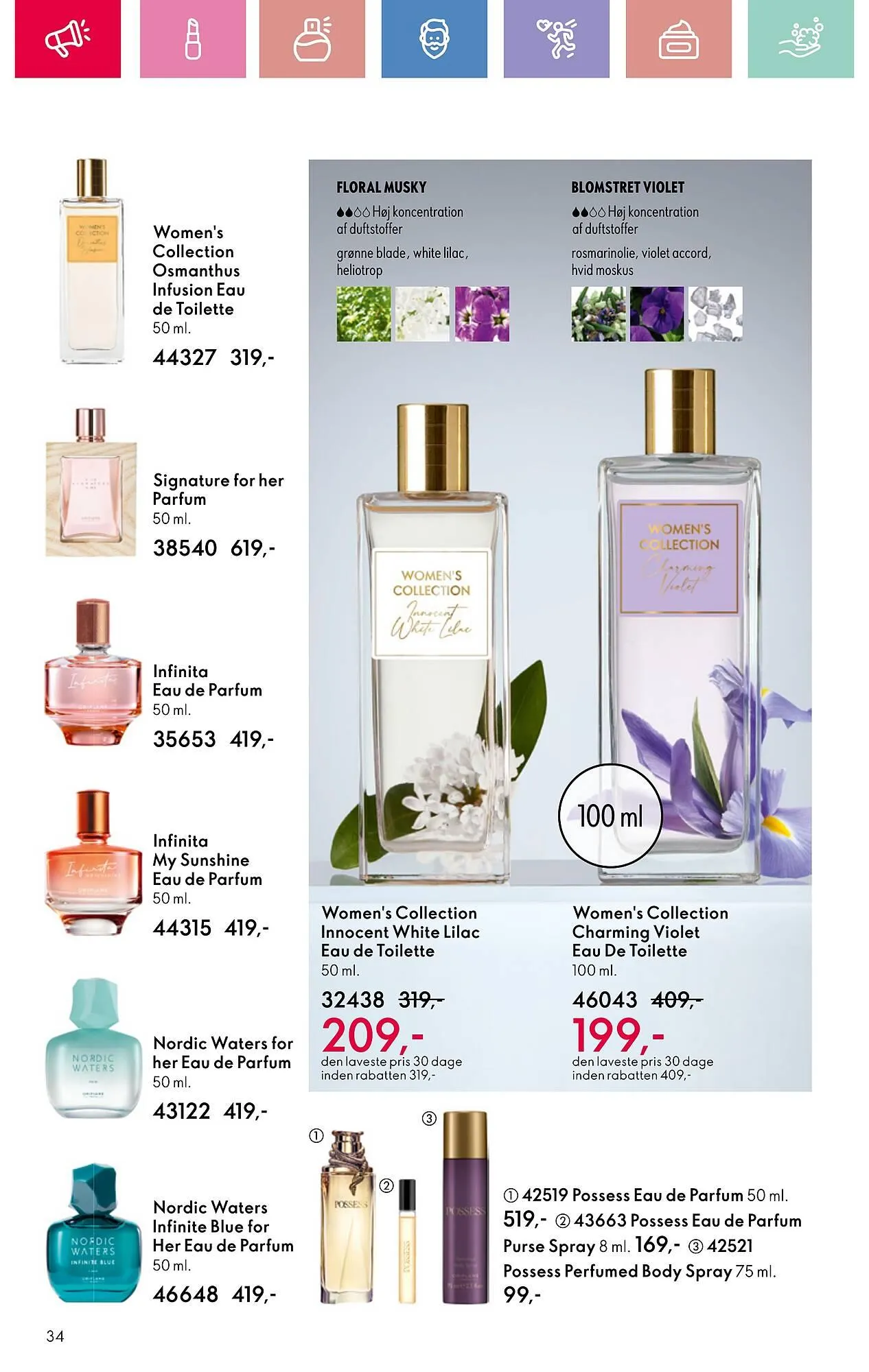 Oriflame reklamblad från 30 mars till 19 april 2025 - Reklamblad sidor 34