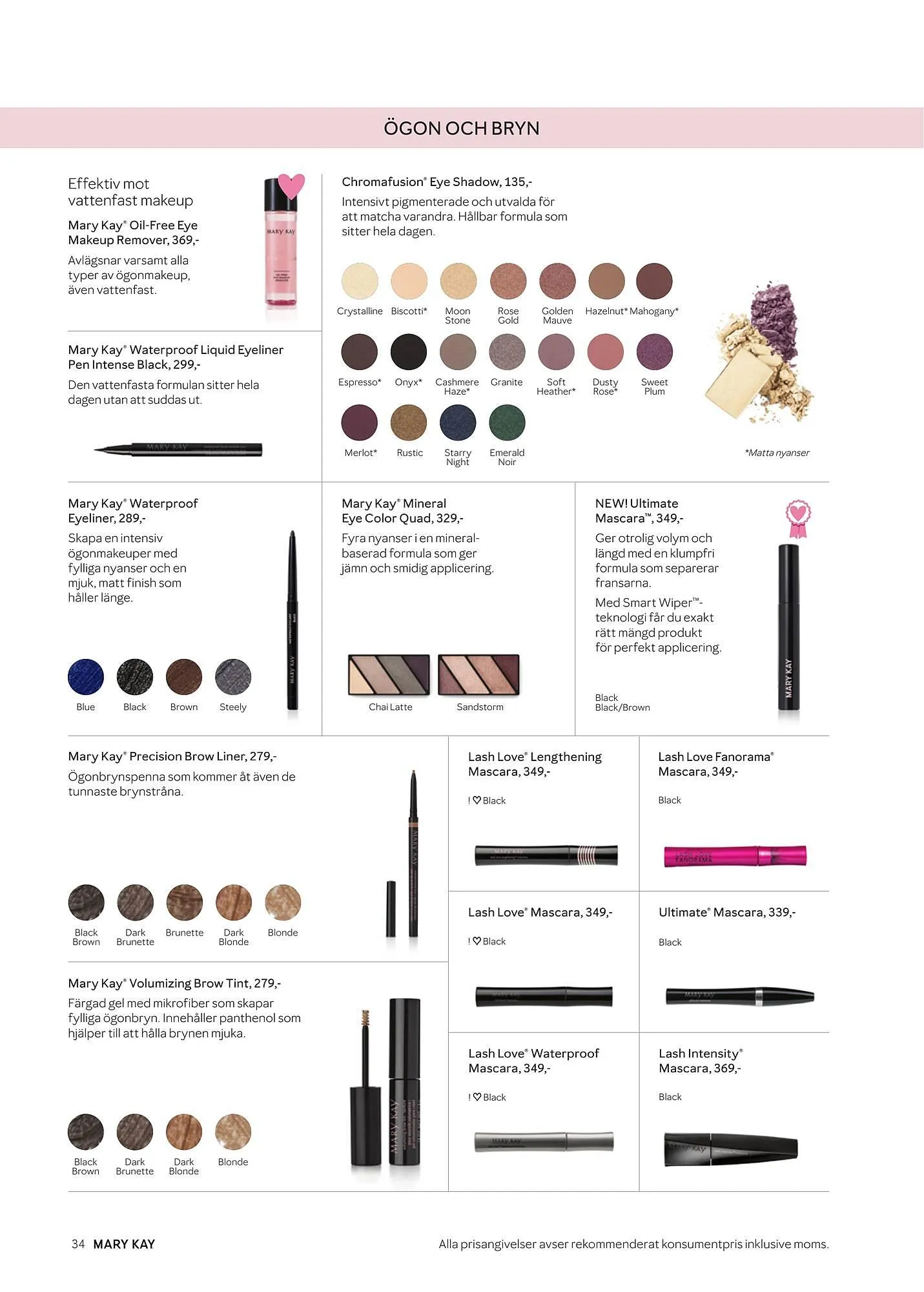 Mary Kay reklamblad från 8 april till 30 april 2025 - Reklamblad sidor 34