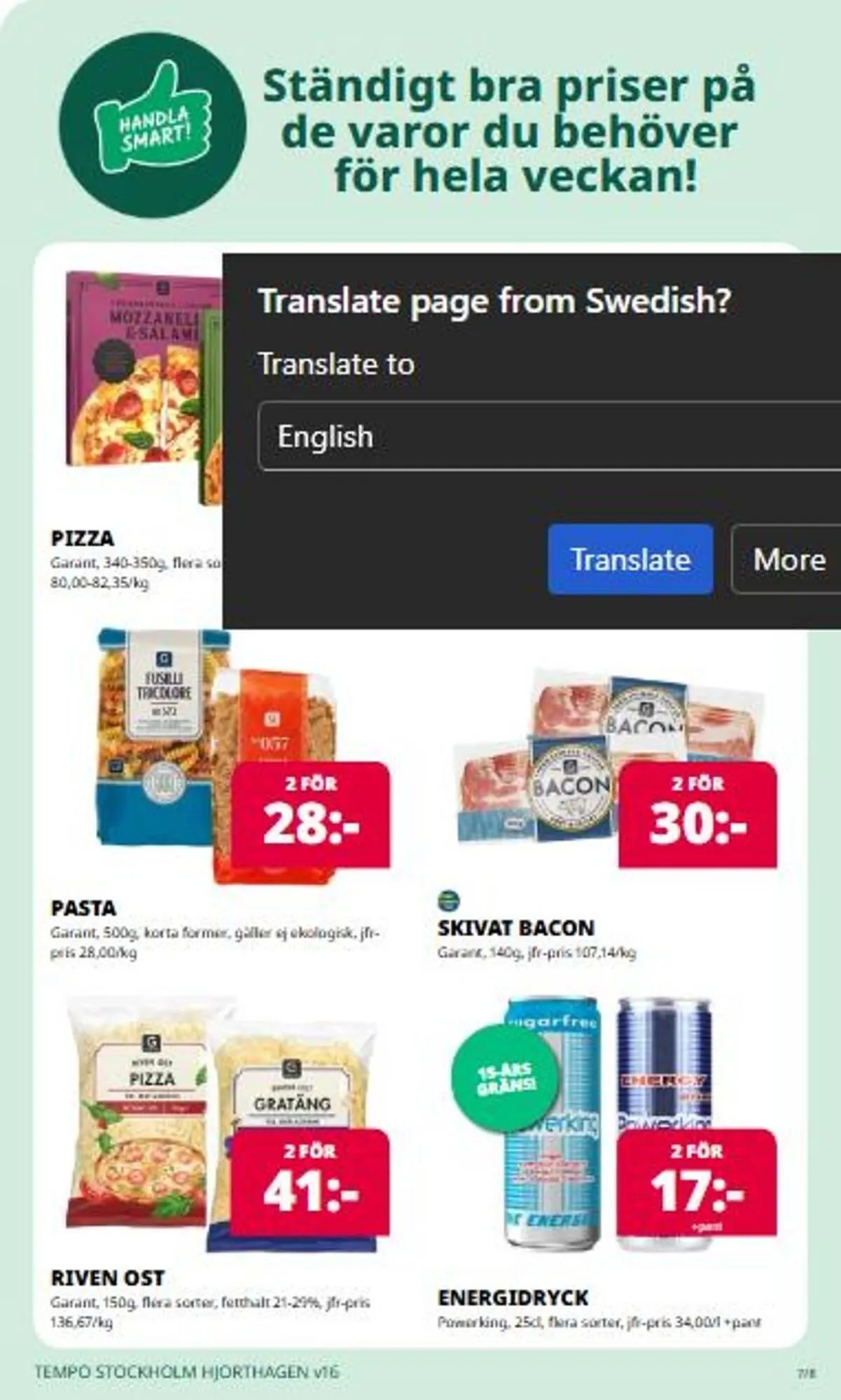 Tempo reklamblad från 13 april till 19 april 2026 - Reklamblad sidor 7