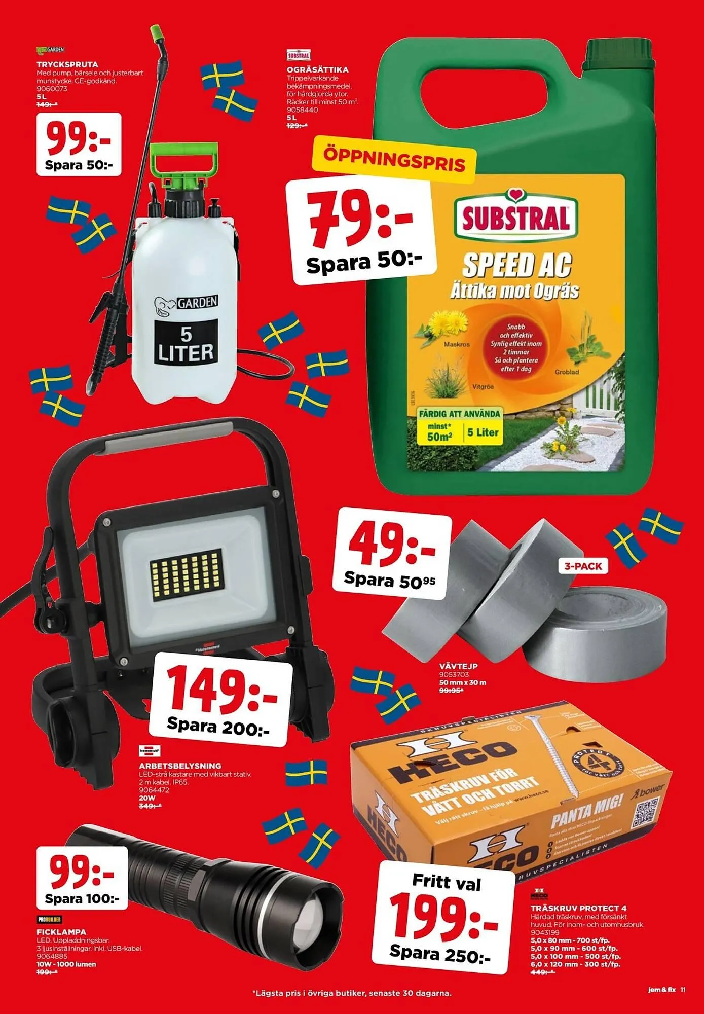Jem&Fix reklamblad från 26 augusti till 31 augusti 2025 - Reklamblad sidor 11