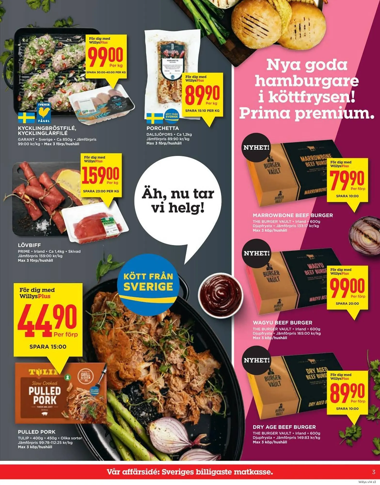 Willys reklamblad från 31 mars till 6 april 2025 - Reklamblad sidor 3