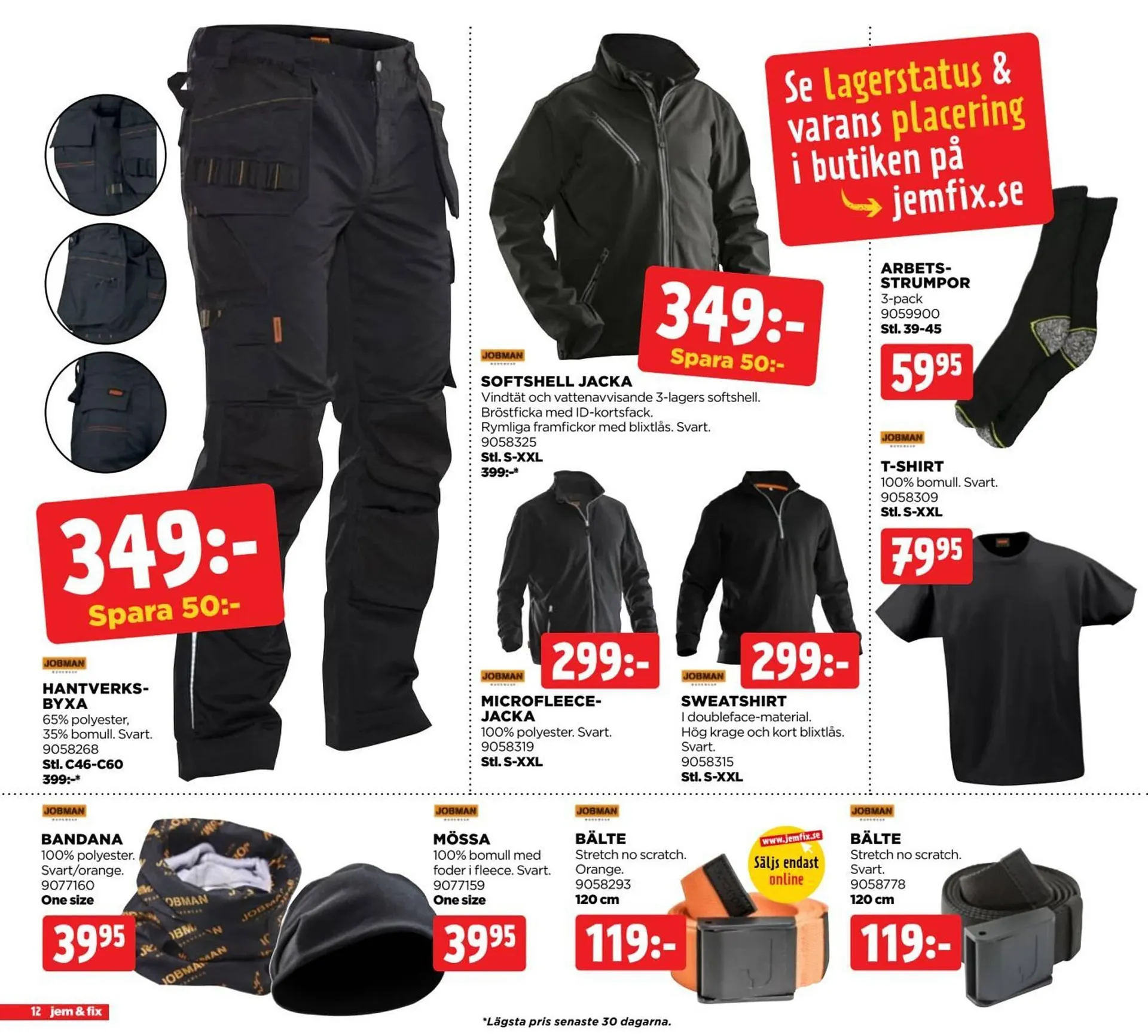 Jem&Fix reklamblad från 22 september till 6 oktober 2025 - Reklamblad sidor 12