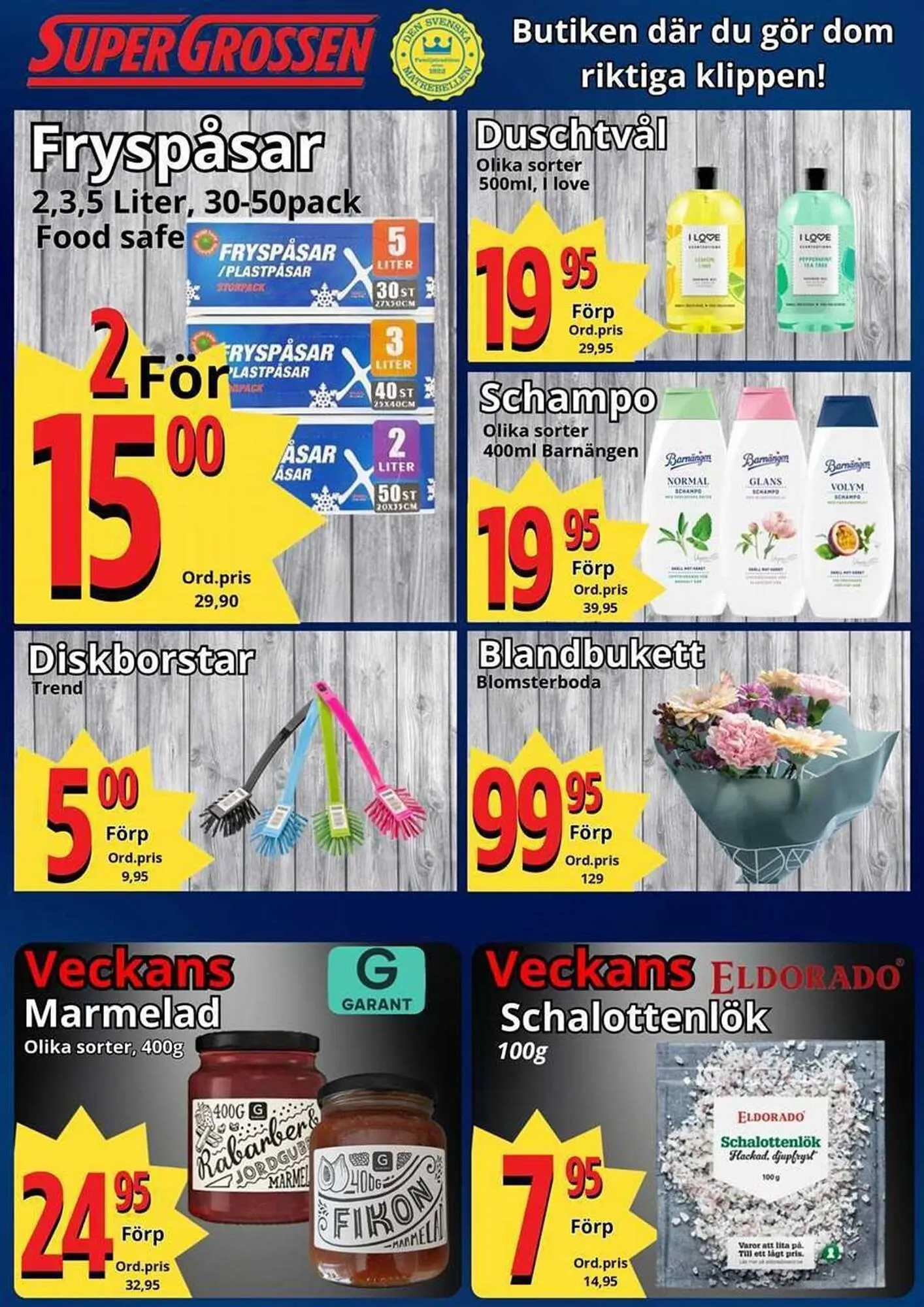 Supergrossen reklamblad från 10 mars till 16 mars 2025 - Reklamblad sidor 10
