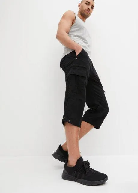 Långa cargobermudas, Regular Fit