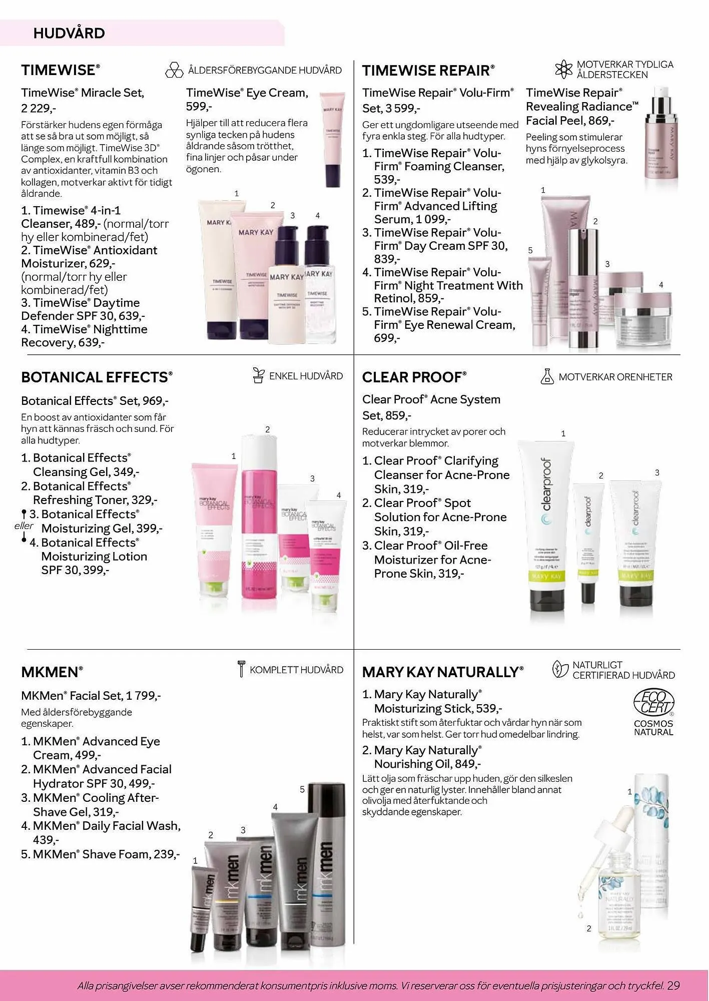 Mary Kay reklamblad från 29 oktober till 29 februari 2024 - Reklamblad sidor 29