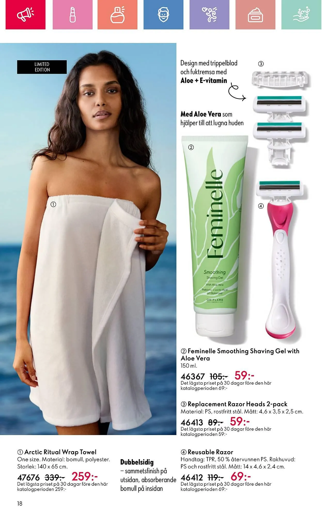 Oriflame reklamblad från 22 juni till 12 juli 2025 - Reklamblad sidor 18