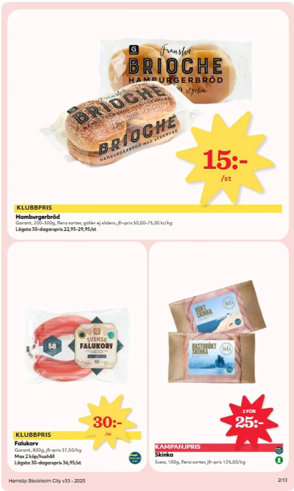 Hemköp reklamblad från 11 augusti till 17 augusti 2025 - Reklamblad sidor 2