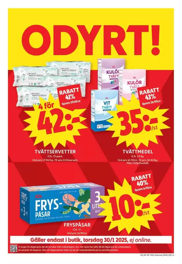 ICA Maxi Erbjudanden från 27 januari till 2 februari 2025 - Reklamblad sidor 13