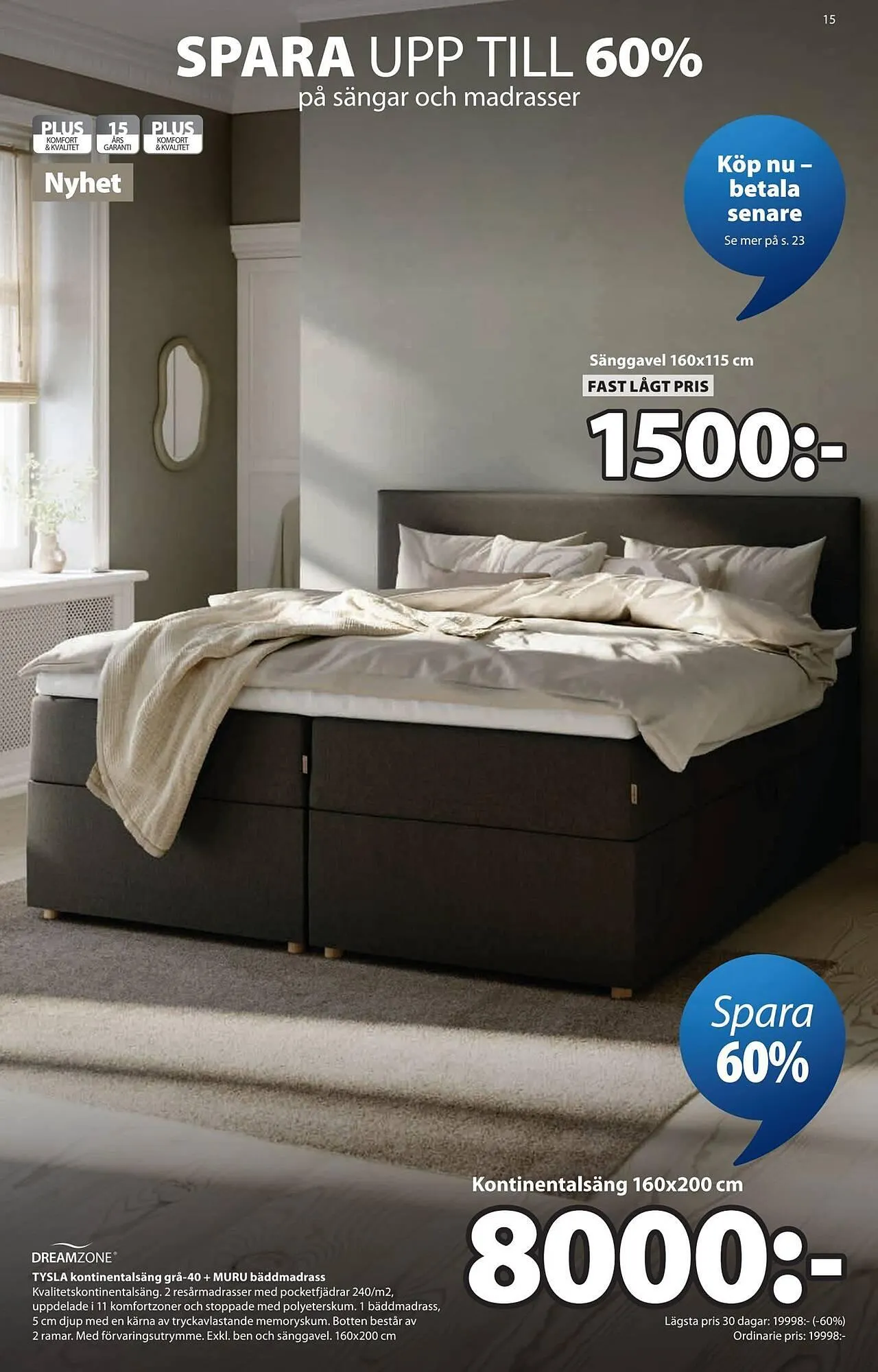 JYSK reklamblad från 27 april till 18 maj 2026 - Reklamblad sidor 15