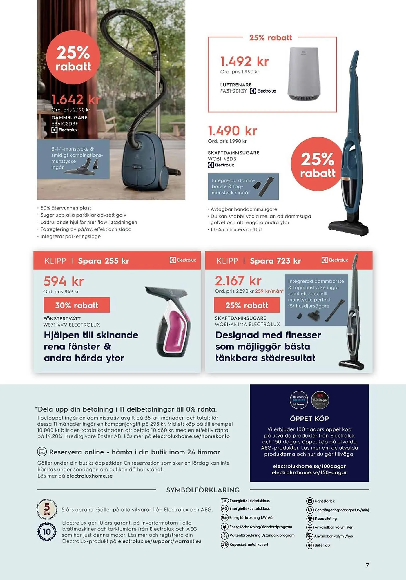 Electrolux Home reklamblad från 26 juni till 17 juli 2023 - Reklamblad sidor 7