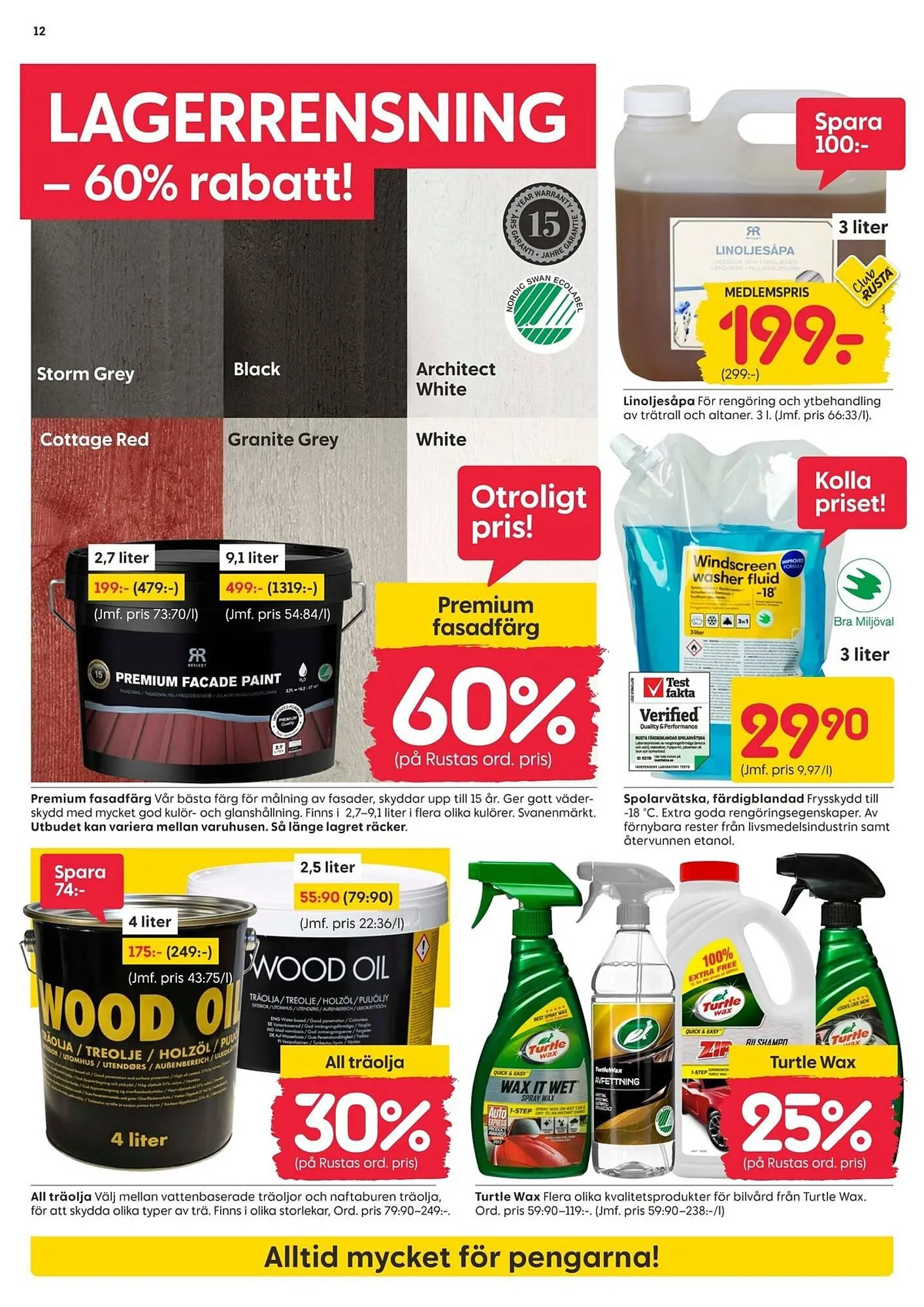 Rusta reklamblad från 7 april till 14 april 2025 - Reklamblad sidor 12