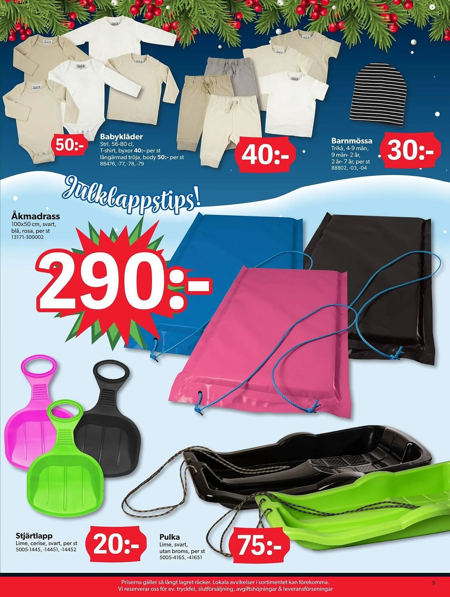 DollarStore reklamblad från 3 december till 10 december 2023 - Reklamblad sidor 9